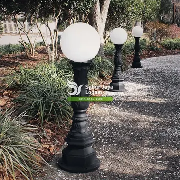 Lampu Pembatas Taman Antik