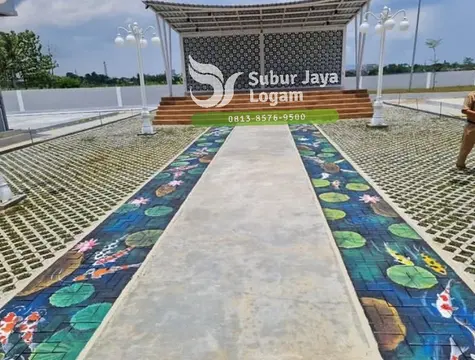 Tiang Lampu Antik untuk Jalan Baru di Kota Satria, Purwokerto