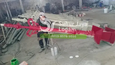 Tiang Lampu Antik Perkantoran Surabaya