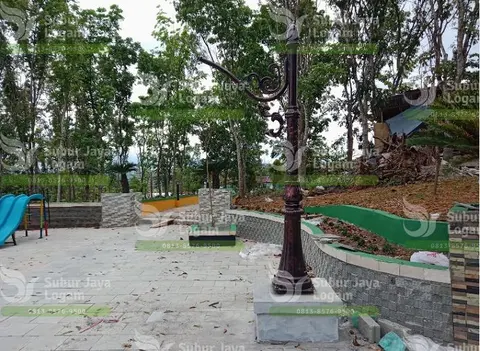 Lampu Taman Antik Kabupaten OKU Selatan