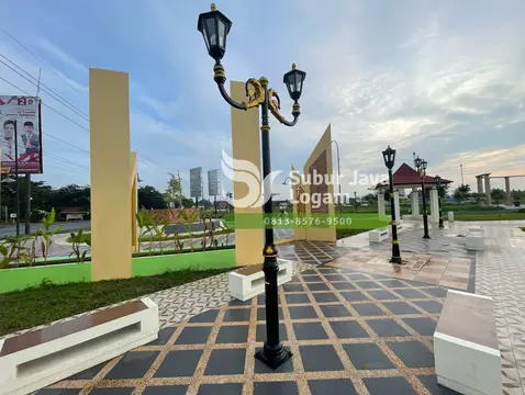 Lampu Taman Dual Arm Dr. Sutomo Cilacap