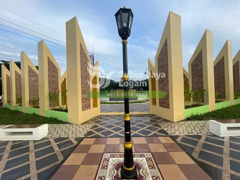 Tiang Lampu Tunggal Taman Sutomo Cilacap