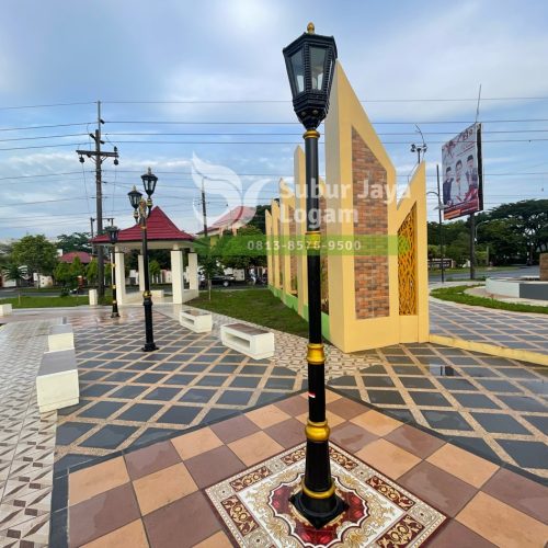 Tiang Lampu Tunggal Taman Sutomo Cilacap3