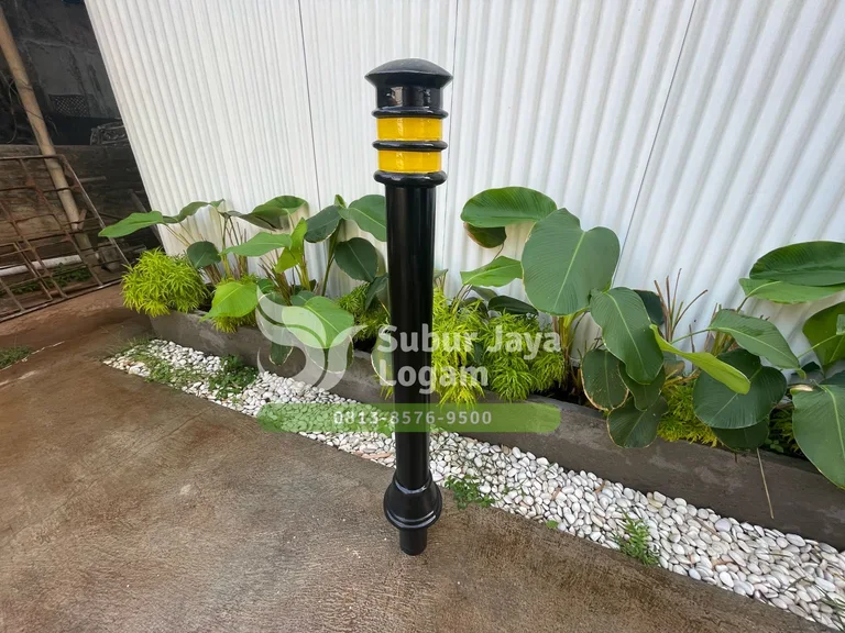 Tiang Bollard Pembatas Jalan Kab. Cilacap