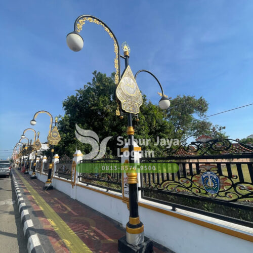 Tiang Lampu Pedestrian Ponorogo2