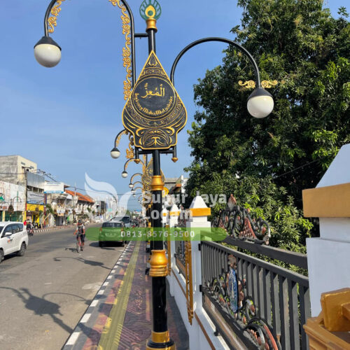 Tiang Lampu Pedestrian Ponorogo3