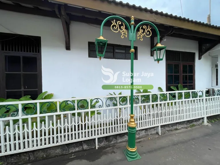 Produsen Tiang Lampu Besi Cor Klaten – Tangan Pertama Langsung Pabrik