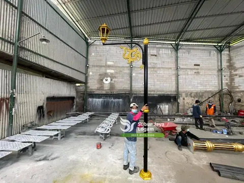 Tiang Lampu Taman RSJD Surakarta
