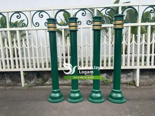 Bollard Jalan Besi Cor